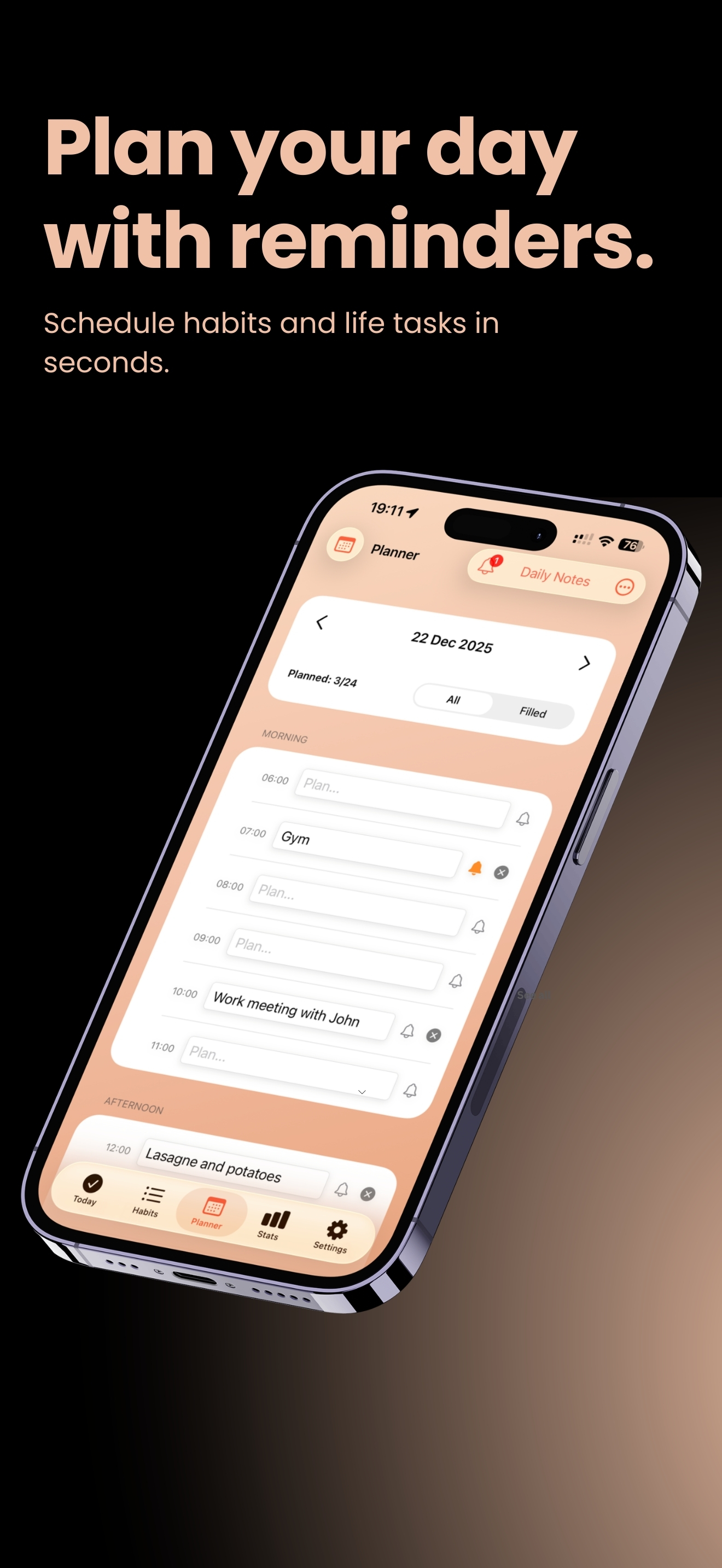 Habit OS - Daily Planning